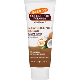 Palmer\'s Coconut Oil Formula Coconut Sugar Facial Scrub Exfoliator, Face Scrub to Gently Exfoliate Away Dirt and Dead Skin Cells with Chamomile to Soften & Calm, 3.17 Ounces (Pack of 1)