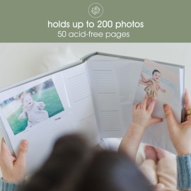 Pearhead Baby Photo Album, Keepsake Book for New and Expecting Parents, Gender-Neutral Baby Accessory, Ideal Gift for Baby Shower, Holds 200 Pictures, Gray and White Polka Dot Pearhead Baby Photo Album, Keepsake Book for New and Expecting Parents, Gender-Neutral Baby Accessory, Ideal Gift for Baby Shower, Holds 200 Pictures, Gray and White Polka Dot