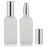 Empty Frosted Glass Spray Bottle 3.4oz, Perfume Atomizer, Fine Mist Spray (2 PACK)