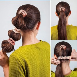 Whaline 12Pcs Blush Theme Scrunchies Velvet Elastics for Women Pink Bobbles Soft Lovers Scrunchy Classic Thick Hair Bands Ties Gifts for Teenage Girls Whaline 12Pcs Blush Theme Scrunchies Velvet Elastics for Women Pink Bobbles Soft Lovers Scrunchy Classic Thick Hair Bands Ties Gifts for Teenage Girls