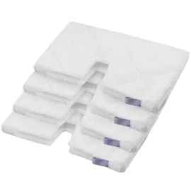 MXZONE Replacement Microfiber Steam Mop pad Cleaning Pads for Shark Steam Pocket Mop S3500 Series S3550 S3501 S3601 S3601D S3901 S3801 S3801CO, White, S3501-White