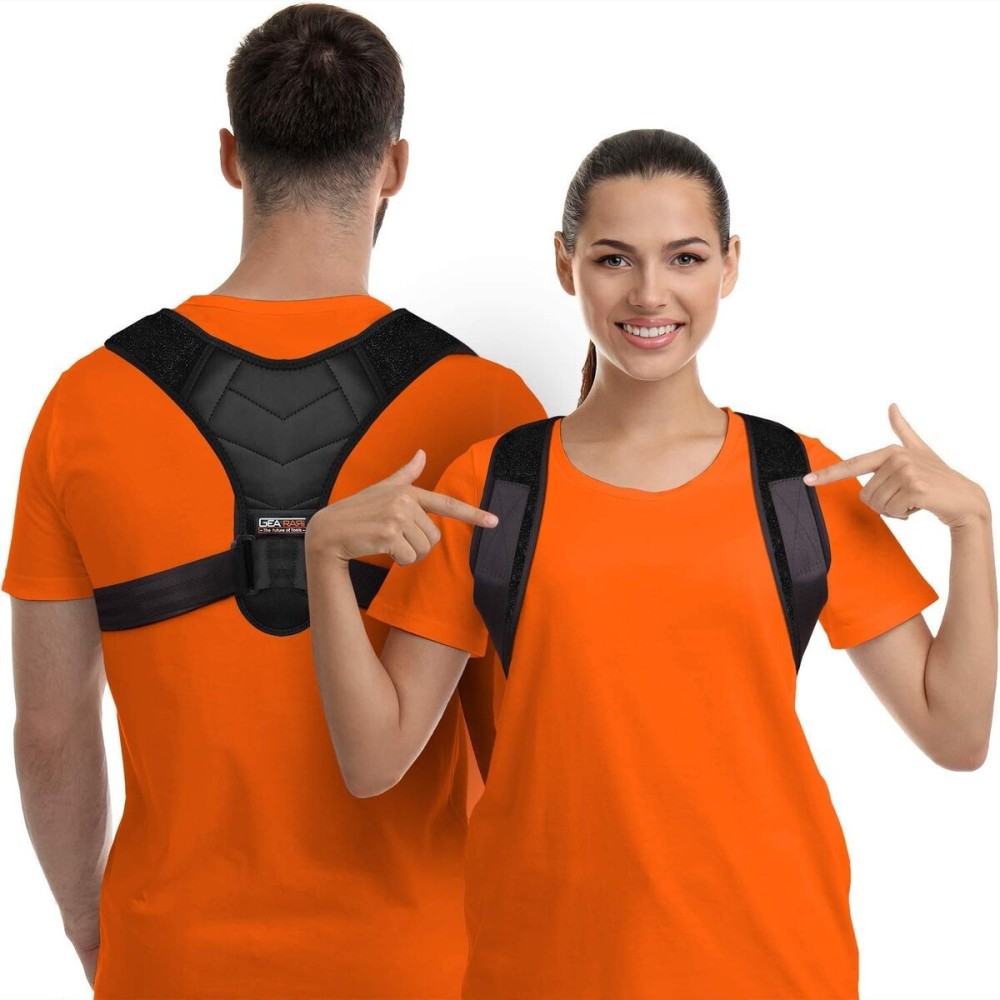 Posture Corrector for Men and Women, Bodywellness Fix Upper Back Brace for Clavicle Support, Adjustable Back Straightener and Providing Pain Relief from Neck, Back & Shoulder Under Clothes (Regular) Posture Corrector for Men and Women, Bodywellness Fix Upper Back Brace for Clavicle Support, Adjustable Back Straightener and Providing Pain Relief from Neck, Back & Shoulder Under Clothes (Regular)
