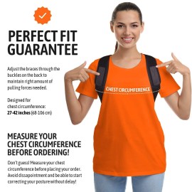 Posture Corrector for Men and Women, Bodywellness Fix Upper Back Brace for Clavicle Support, Adjustable Back Straightener and Providing Pain Relief from Neck, Back & Shoulder Under Clothes (Regular) Posture Corrector for Men and Women, Bodywellness Fix Upper Back Brace for Clavicle Support, Adjustable Back Straightener and Providing Pain Relief from Neck, Back & Shoulder Under Clothes (Regular)