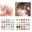 AUGSUN 240 Piece Sticker Earrings 3D Gems Girls Self-Adhesive Glitter Craft Crystal Stickers