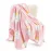 TILLYOU Toddler Flannel Blanket - Warm Cozy Baby Blanket for Boys and Girls, Smooth Cute Lightweight Blanket for Bedding Crib Stroller, 40x50 Inches, Pink Cloud