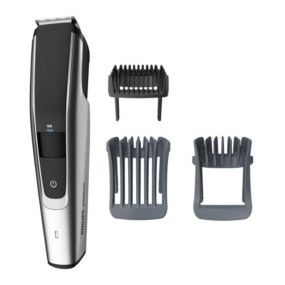 Norelco Philips Beard Trimmer and Hair Clipper Series 5500, Electric, Cordless, one Pass Beard Trimmer and Hair Clipper with Washable Feature for Easy Clean - No Blade Oil Needed - BT5511/49