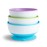 Munchkin Stay Put Suction Bowls for Baby and Toddler, 3 Pack, Blue/Green/Purple