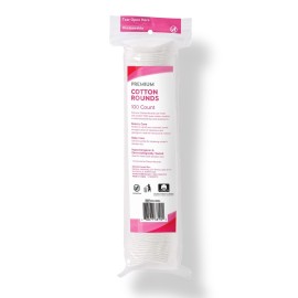 Medline Simply Soft Premium Cotton Rounds, 100% Pure Cotton, Absorbent Cotton Pads, 100 Count (Pack of 6) Medline Simply Soft Premium Cotton Rounds, 100% Pure Cotton, Absorbent Cotton Pads, 100 Count (Pack of 6)