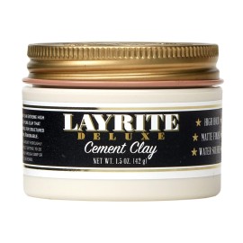 Layrite Deluxe Cement Clay, White, Mild Cream Soda, 1.5 Oz
