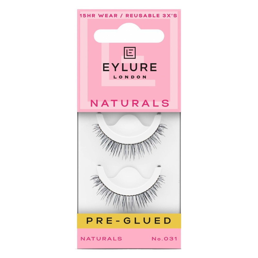 Eylure Pre-Glued False Eyelashes, Naturals No. 031 Eylure Pre-Glued False Eyelashes, Naturals No. 031