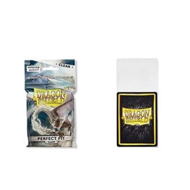 2 Packs Dragon Shield Inner Sleeve Clear Standard Size 100 ct Card Sleeves Individual Pack 2 Packs Dragon Shield Inner Sleeve Clear Standard Size 100 ct Card Sleeves Individual Pack