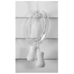 Iba Innovations Blind Cord Winder - No Wall Damage Safety Blind Cord Wrap Cleat Alternative (Clear, 2 - Pack)