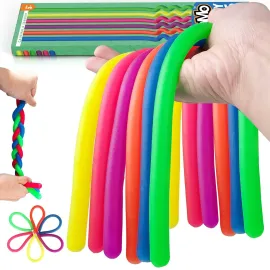 BUNMO Stretchy Strings - Sensory Toys for Toddlers - Stimulating & Addictive Sensory Toys for Kids - Fidget Toy - Hours of Fun for Kids - Non-Mouthable Toy 3+ - Smooth 6 Pack BUNMO Stretchy Strings - Sensory Toys for Toddlers - Stimulating & Addictive Sensory Toys for Kids - Fidget Toy - Hours of Fun for Kids - Non-Mouthable Toy 3+ - Smooth 6 Pack