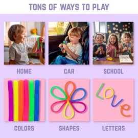 BUNMO Stretchy Strings - Sensory Toys for Toddlers - Stimulating & Addictive Sensory Toys for Kids - Fidget Toy - Hours of Fun for Kids - Non-Mouthable Toy 3+ - Smooth 6 Pack BUNMO Stretchy Strings - Sensory Toys for Toddlers - Stimulating & Addictive Sensory Toys for Kids - Fidget Toy - Hours of Fun for Kids - Non-Mouthable Toy 3+ - Smooth 6 Pack