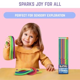 BUNMO Stretchy Strings - Sensory Toys for Toddlers - Stimulating & Addictive Sensory Toys for Kids - Fidget Toy - Hours of Fun for Kids - Non-Mouthable Toy 3+ - Smooth 6 Pack BUNMO Stretchy Strings - Sensory Toys for Toddlers - Stimulating & Addictive Sensory Toys for Kids - Fidget Toy - Hours of Fun for Kids - Non-Mouthable Toy 3+ - Smooth 6 Pack