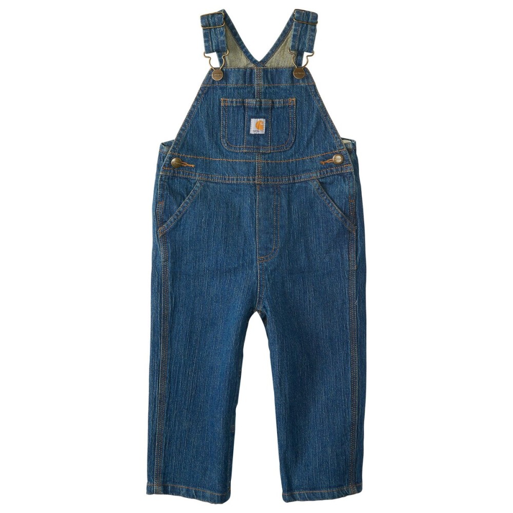 Carhartt Baby Jean Denim Bib Overalls, Medium Wash, 18 Months Carhartt Baby Jean Denim Bib Overalls, Medium Wash, 18 Months