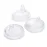 Boon Nursh Silicone Sippy Cup Lid - Convertible Transitional Sippy Spouts for Nursh Baby Bottles - Sippy Cup Lids for Babies - Baby Feeding Supplies - Ages 6 Months and Up - 3 Count