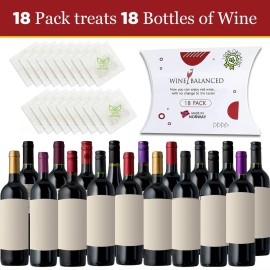 Wine Balanced Norway\'s Secret! Wine Filter! | No More Wine Drops or Wands! Sulfite And Histamines Remover (18 Pack) - All Natural Wine Purifier Filter for Wine Drinker & Wine Lover Wine Balanced Norway\'s Secret! Wine Filter! | No More Wine Drops or Wands! Sulfite And Histamines Remover (18 Pack) - All Natural Wine Purifier Filter for Wine Drinker & Wine Lover