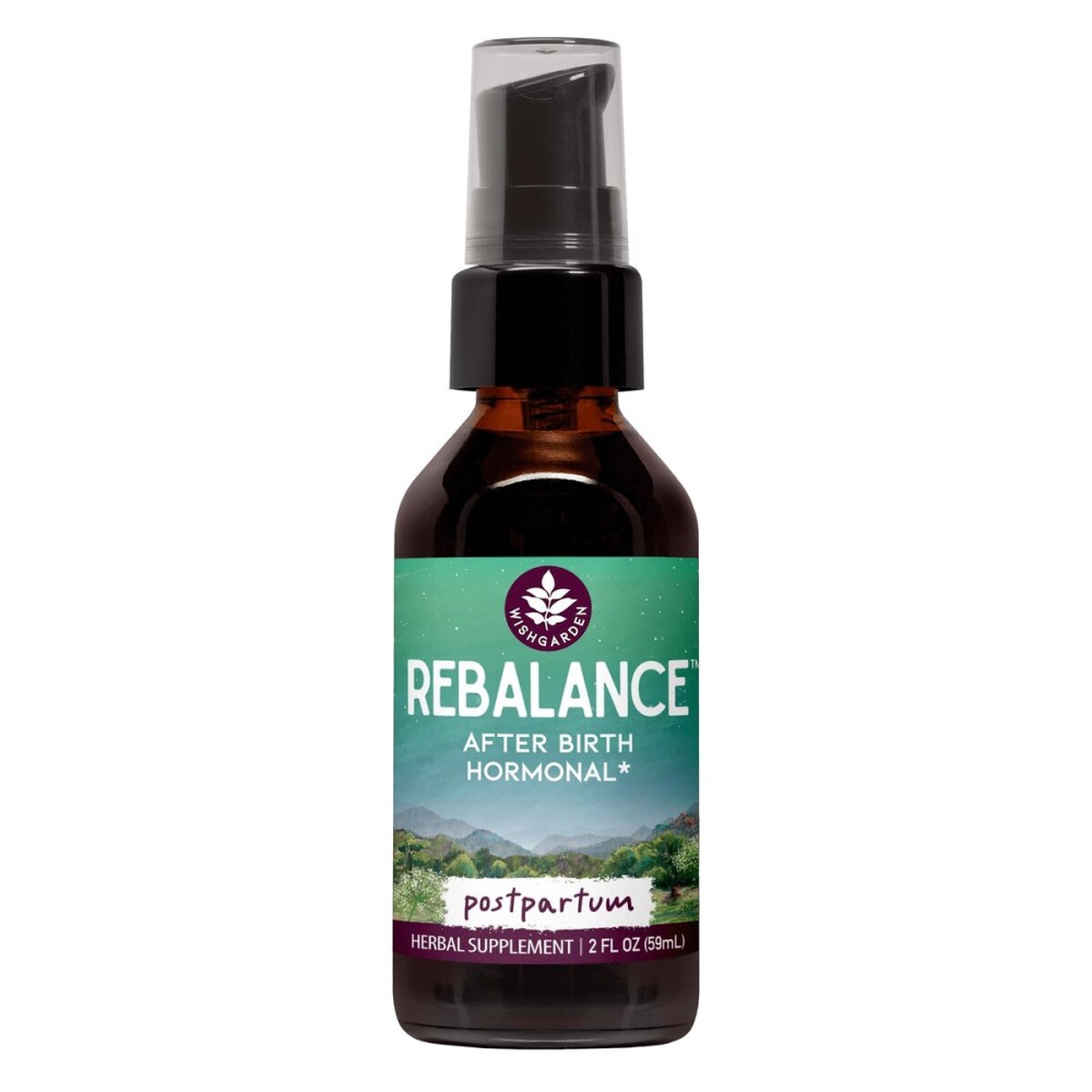 WishGarden Herbs ReBalance After Birth Hormonal - Plant-Based Herbal Supplement with Vitex Berry & Motherwort Supports Healthy Postpartum Hormone Levels and Postnatal Hormone Balance, 2oz WishGarden Herbs ReBalance After Birth Hormonal - Plant-Based Herbal Supplement with Vitex Berry & Motherwort Supports Healthy Postpartum Hormone Levels and Postnatal Hormone Balance, 2oz