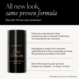 Each & Every Aluminum Free Deodorant for Women & Men, Citrus & Vetiver - All Natural Deodorant for Sensitive Skin, EWG Verified - Clean, Baking Soda-Free, Plant-Based Fragrance - 2.5oz Each & Every Aluminum Free Deodorant for Women & Men, Citrus & Vetiver - All Natural Deodorant for Sensitive Skin, EWG Verified - Clean, Baking Soda-Free, Plant-Based Fragrance - 2.5oz