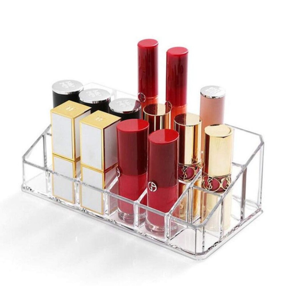 Weiai Lipstick Holder 18 Spaces Lipgloss Organizer, 3 Rows - Multi Level, Makeup Holder & Cosmetics Storage Display Weiai Lipstick Holder 18 Spaces Lipgloss Organizer, 3 Rows - Multi Level, Makeup Holder & Cosmetics Storage Display