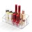 Weiai Lipstick Holder 18 Spaces Lipgloss Organizer, 3 Rows - Multi Level, Makeup Holder & Cosmetics Storage Display
