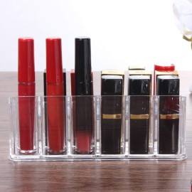 Weiai Lipstick Holder 18 Spaces Lipgloss Organizer, 3 Rows - Multi Level, Makeup Holder & Cosmetics Storage Display Weiai Lipstick Holder 18 Spaces Lipgloss Organizer, 3 Rows - Multi Level, Makeup Holder & Cosmetics Storage Display