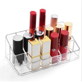 Weiai Lipstick Holder 18 Spaces Lipgloss Organizer, 3 Rows - Multi Level, Makeup Holder & Cosmetics Storage Display Weiai Lipstick Holder 18 Spaces Lipgloss Organizer, 3 Rows - Multi Level, Makeup Holder & Cosmetics Storage Display