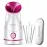 Amconsure Facial Steamer - Nano Ionic Face Steamer Warm Mist Steamer for Home Sauna SPA, Humidifier for Face Steamer for Deep Cleaning Unclogs Pores Sinuses - Bonus 5 Piece Stainless Steel Skin Kit