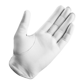 TaylorMade Golf 2019 KALEA WOMEN\'S GOLF GLOVE, WHITE/GRAY, WORN ON LEFT HAND, MEDIUM TaylorMade Golf 2019 KALEA WOMEN\'S GOLF GLOVE, WHITE/GRAY, WORN ON LEFT HAND, MEDIUM