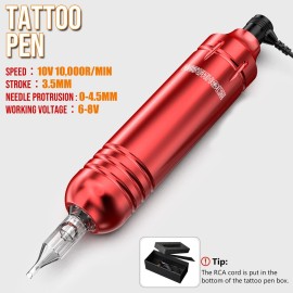 Wormhole Tattoo Kit Tattoo Gun Kit Tattoo Machine Kit for Beginners Tattoo Gun 20 Color Inks Power Supply Tattoo Pen Kit Red Wormhole Tattoo Kit Tattoo Gun Kit Tattoo Machine Kit for Beginners Tattoo Gun 20 Color Inks Power Supply Tattoo Pen Kit Red
