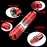 Wormhole Tattoo Kit Tattoo Gun Kit Tattoo Machine Kit for Beginners Tattoo Gun 20 Color Inks Power Supply Tattoo Pen Kit Red