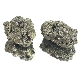fengshuisale Natural Pyrite Crystal Stone for Luck,Success,Making Changes,Confidence in Business,Creativity,and Inspiring Passion Home Decor (Pyrites)