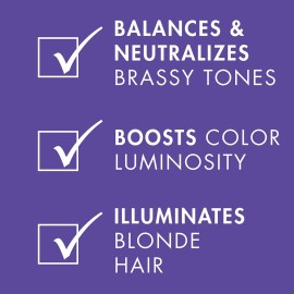 Nexxus Blonde Assure Purple Shampoo, For Blonde Hair Color Care Shampoo, Keratin Protein 8.5 oz Nexxus Blonde Assure Purple Shampoo, For Blonde Hair Color Care Shampoo, Keratin Protein 8.5 oz