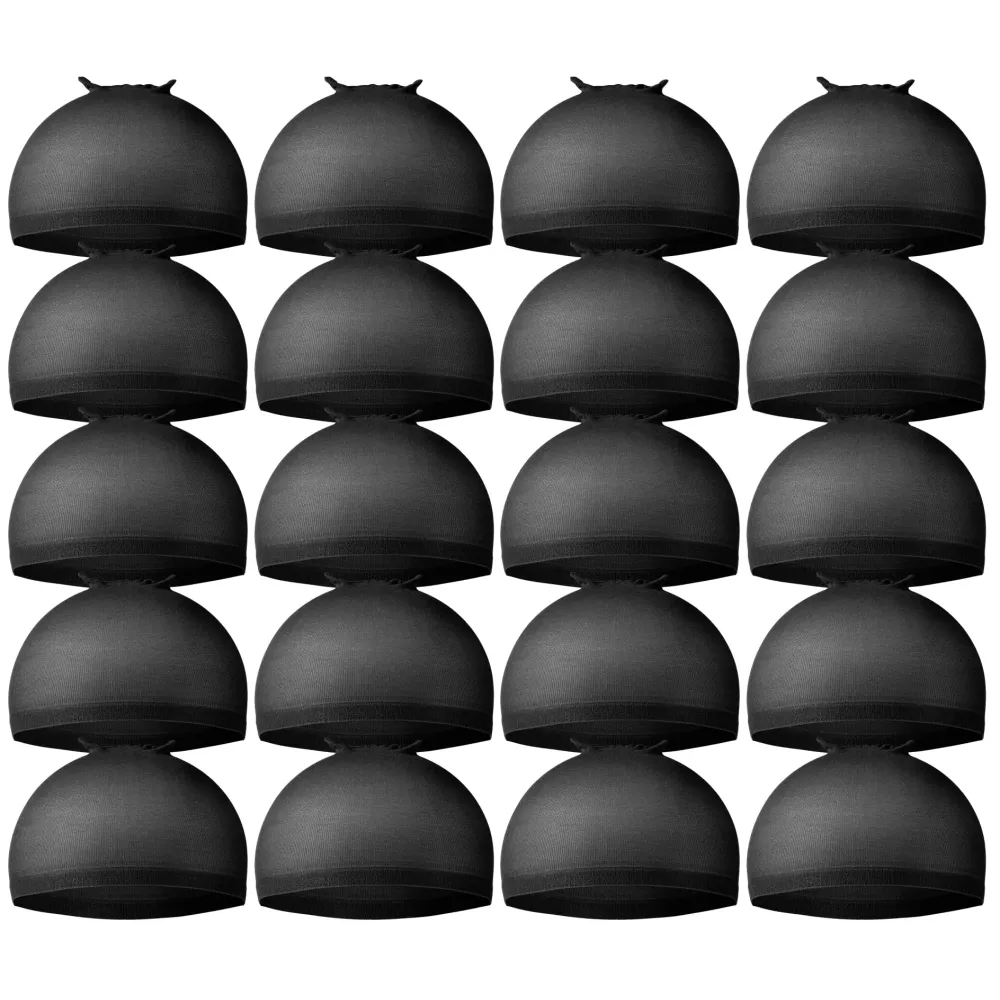 Teenitor Wig Cap,Black Wig Cap 20 Pieces Wig Caps, Black Stocking Caps, Stretchy Nylon Wig Stocking Caps for Women Teenitor Wig Cap,Black Wig Cap 20 Pieces Wig Caps, Black Stocking Caps, Stretchy Nylon Wig Stocking Caps for Women