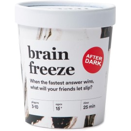 Brain Freeze After Dark Party Game - The Hilarious Speak-Before-You-Think Card Game for Friends, Family, College Students, Fun Parties and Board Games Night with Your Group Brain Freeze After Dark Party Game - The Hilarious Speak-Before-You-Think Card Game for Friends, Family, College Students, Fun Parties and Board Games Night with Your Group