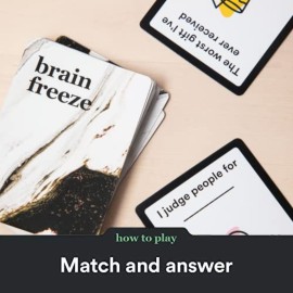 Brain Freeze After Dark Party Game - The Hilarious Speak-Before-You-Think Card Game for Friends, Family, College Students, Fun Parties and Board Games Night with Your Group Brain Freeze After Dark Party Game - The Hilarious Speak-Before-You-Think Card Game for Friends, Family, College Students, Fun Parties and Board Games Night with Your Group