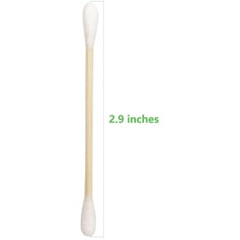 Bamboo Cotton Swabs, Wooden Cotton Swabs 1200pcs