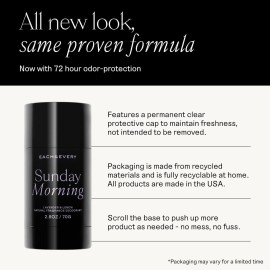 Each & Every Aluminum Free Deodorant for Women & Men, Lavender & Lemon - All Natural Deodorant for Sensitive Skin, EWG Verified - Clean, Baking Soda-Free, Plant-Based Fragrance - 2.5oz Each & Every Aluminum Free Deodorant for Women & Men, Lavender & Lemon - All Natural Deodorant for Sensitive Skin, EWG Verified - Clean, Baking Soda-Free, Plant-Based Fragrance - 2.5oz