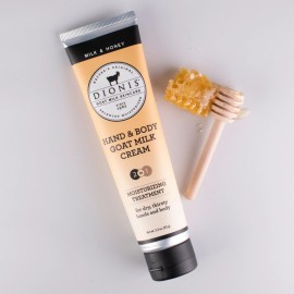 Dionis Goat Milk Skincare 3.3oz Milk & Honey Hand & Body Cream - Travel Size Hand Lotion For Hydrating & Moisturizing Dry Skin - Cruelty Free Cream Made In The USA - Paraben Free Formula Dionis Goat Milk Skincare 3.3oz Milk & Honey Hand & Body Cream - Travel Size Hand Lotion For Hydrating & Moisturizing Dry Skin - Cruelty Free Cream Made In The USA - Paraben Free Formula