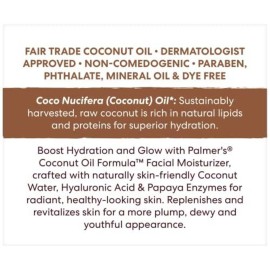 Palmers Coconut Oil Formula Coconut Water Face Moisturizer, 1.7 Ounce Jar Palmers Coconut Oil Formula Coconut Water Face Moisturizer, 1.7 Ounce Jar