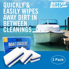 3PK Premium Boat Scuff Erasers, Boating Accessories for Cleaning, Gift for Pontoon, Fishing, Jon Boats, Decks, Vinyl and Hull Cleaner, Gadgets for Men and Women 3PK Premium Boat Scuff Erasers, Boating Accessories for Cleaning, Gift for Pontoon, Fishing, Jon Boats, Decks, Vinyl and Hull Cleaner, Gadgets for Men and Women
