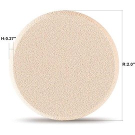 KOOBA 4pcs Round Makeup Sponges Supplement, Beauty Face Primer Compact Powder Puff, Blender Sponge Replacement for Cosmetic Flawless Foundation, Sensitive and All Skin Types KOOBA 4pcs Round Makeup Sponges Supplement, Beauty Face Primer Compact Powder Puff, Blender Sponge Replacement for Cosmetic Flawless Foundation, Sensitive and All Skin Types
