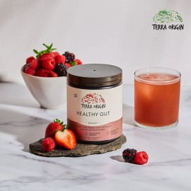 TERRA ORIGIN Healthy Gut Powder (Berry Flavor) |30-Servings with L-Glutamine, Zinc, Glucosamine, Slippery Elm Bark, Marshmallow Root and More! TERRA ORIGIN Healthy Gut Powder (Berry Flavor) |30-Servings with L-Glutamine, Zinc, Glucosamine, Slippery Elm Bark, Marshmallow Root and More!