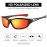 FAGUMA Sports Polarized Sunglasses For Men Cycling Driving Fishing UV400 Protection