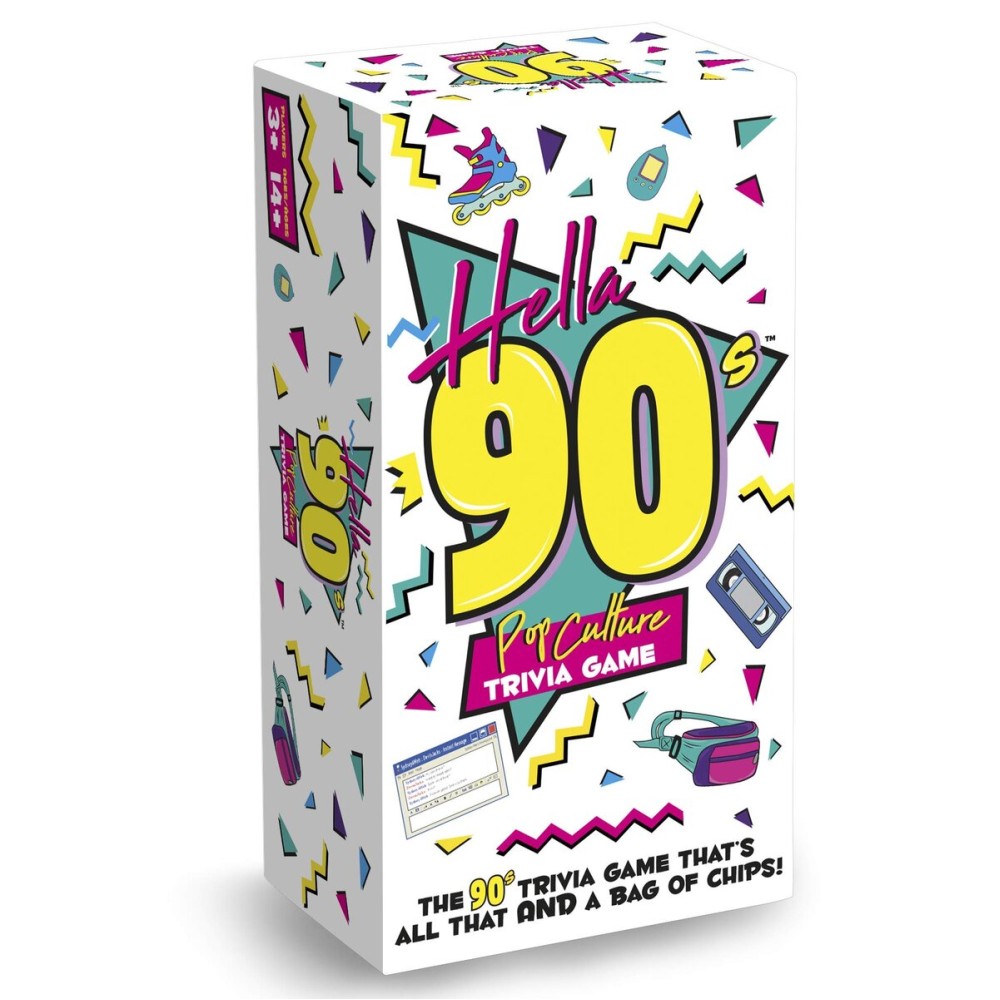 Buffalo Games Hella 90\'s - Pop Culture Trivia Game Brown Buffalo Games Hella 90\'s - Pop Culture Trivia Game Brown