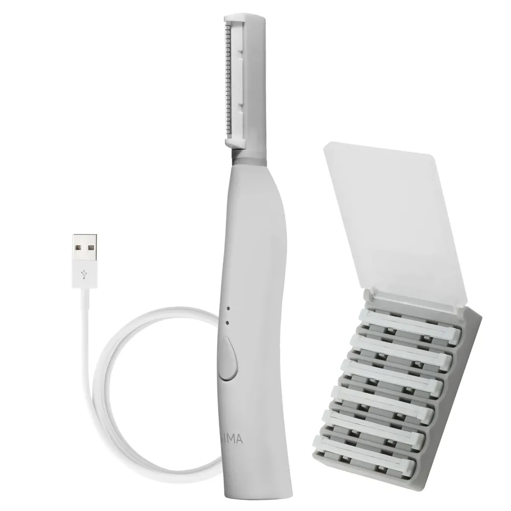 SPA SCIENCES - SIMA Patented Dermaplane Razor for Women Face - Painless 2-in-1 Facial Exfoliation & Peach Fuzz Hair Removal - Anti-Aging - 3 Speeds - Rechargeable - 7 Weeks Treatment SPA SCIENCES - SIMA Patented Dermaplane Razor for Women Face - Painless 2-in-1 Facial Exfoliation & Peach Fuzz Hair Removal - Anti-Aging - 3 Speeds - Rechargeable - 7 Weeks Treatment