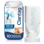 Claritag Advanced Skin Tag Remover - FDA-Cleared Device - Only for Skin Tag Removal - Works in 7-14 Days - Up To 10 Treatment Cycles - Cryogenic Freeze-Off Kit