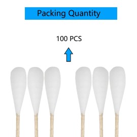 6 Inch Long Cotton Swabs (Large Size) 100pcs for Pets, Gun Cleaning or Makeup 6 Inch Long Cotton Swabs (Large Size) 100pcs for Pets, Gun Cleaning or Makeup