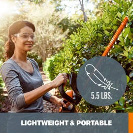 WORX WG261 20V PowerShare 22 Cordless Hedge Trimmer (Battery & Charger Included) WORX WG261 20V PowerShare 22 Cordless Hedge Trimmer (Battery & Charger Included)